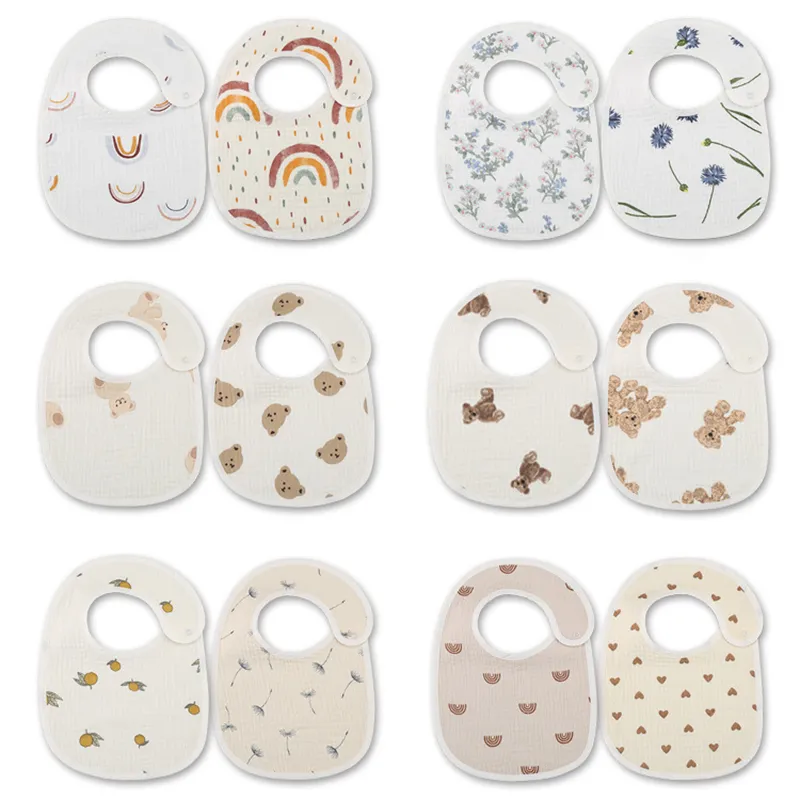 Baby Nursery Set - Babadores impermeáveis para crianças, Babador de