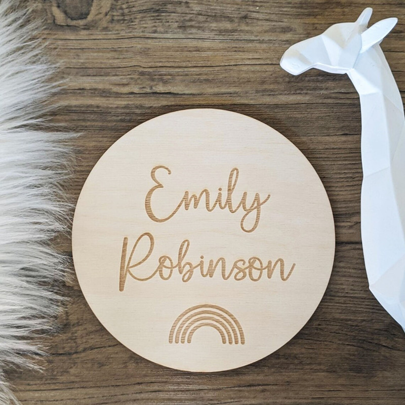 Baby Nursery Name Wall Art - Sinal de nome do berçário de