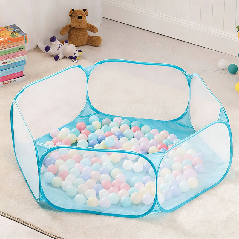 Baby Nursery Boy - Piscina de Bolinhas Dobrável Portátil de