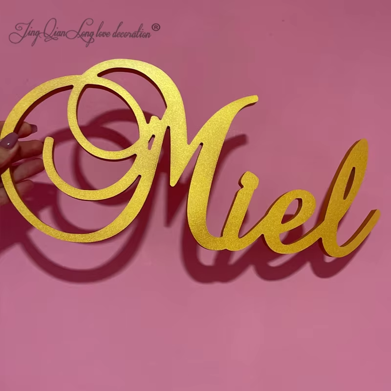 Baby Nursery Name Wall Art - Sinal de nome de madeira personalizado,