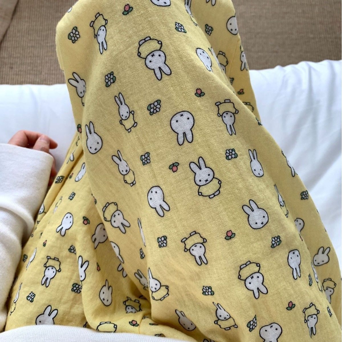 Baby Nursery Yellow - Calças de Pijama Confortáveis e Soltas
