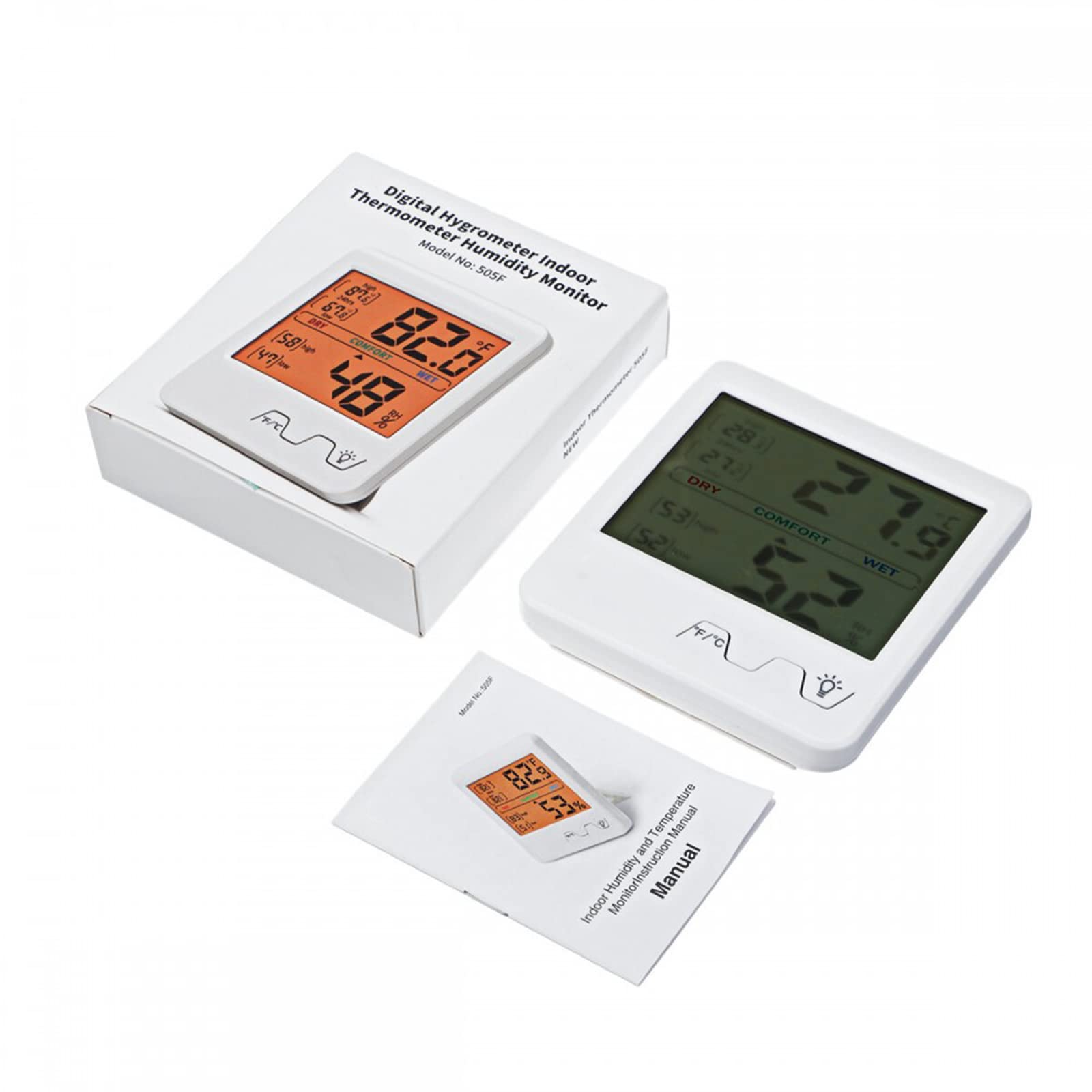 Termômetro higrômetro digital  - Baby Nursery Temperature avaliação e preço