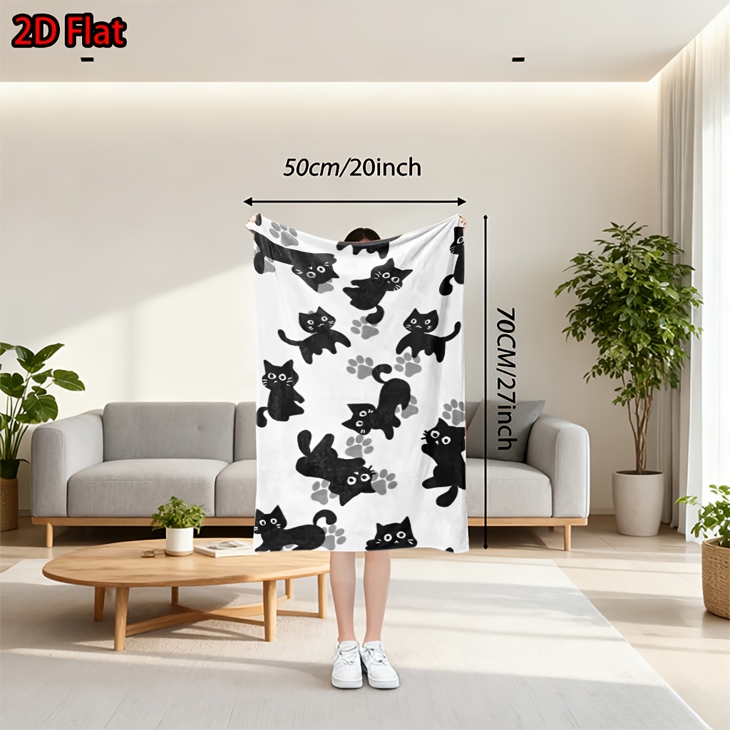 Manta com Estampa de Gato Fofo - Baby Nursery Ideas Girl avaliação e preço