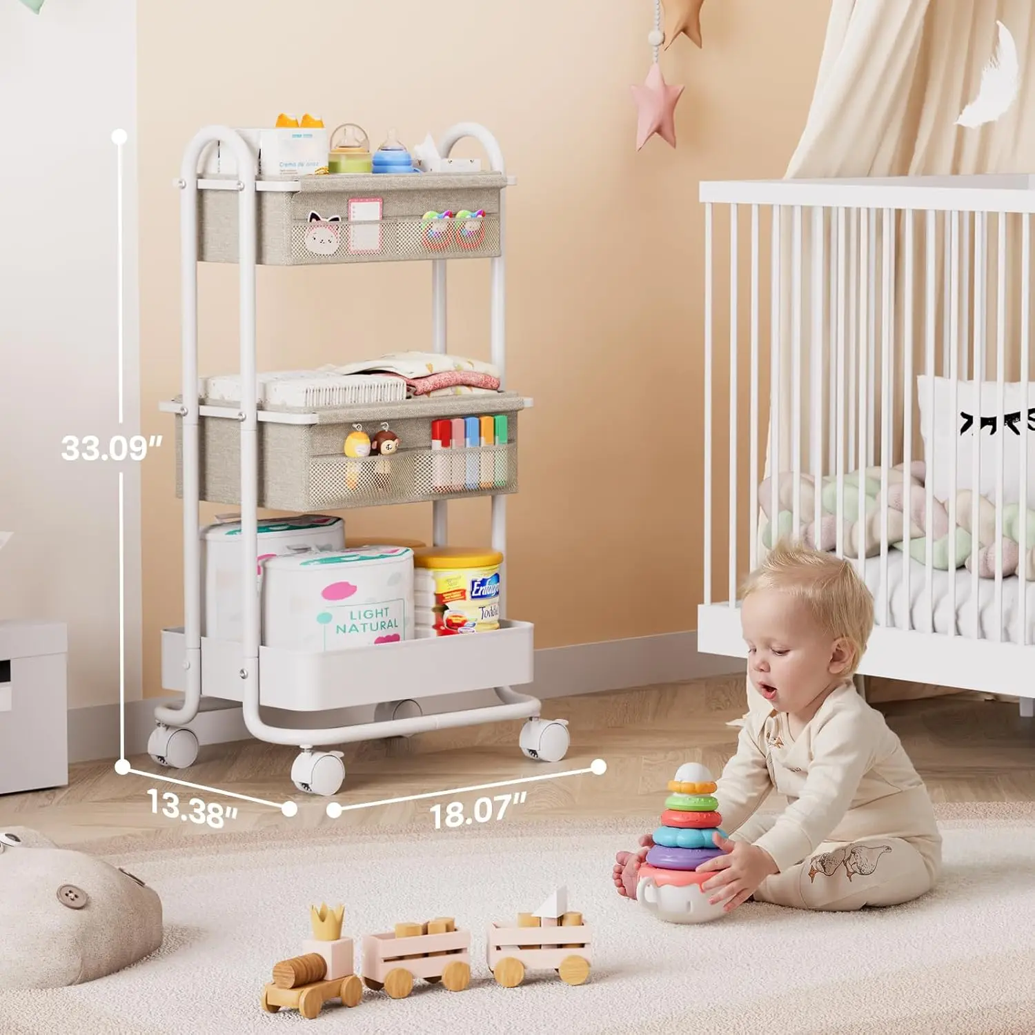 Organizador de Fraldas para Be - Diaper Caddy Organizer avaliação e preço