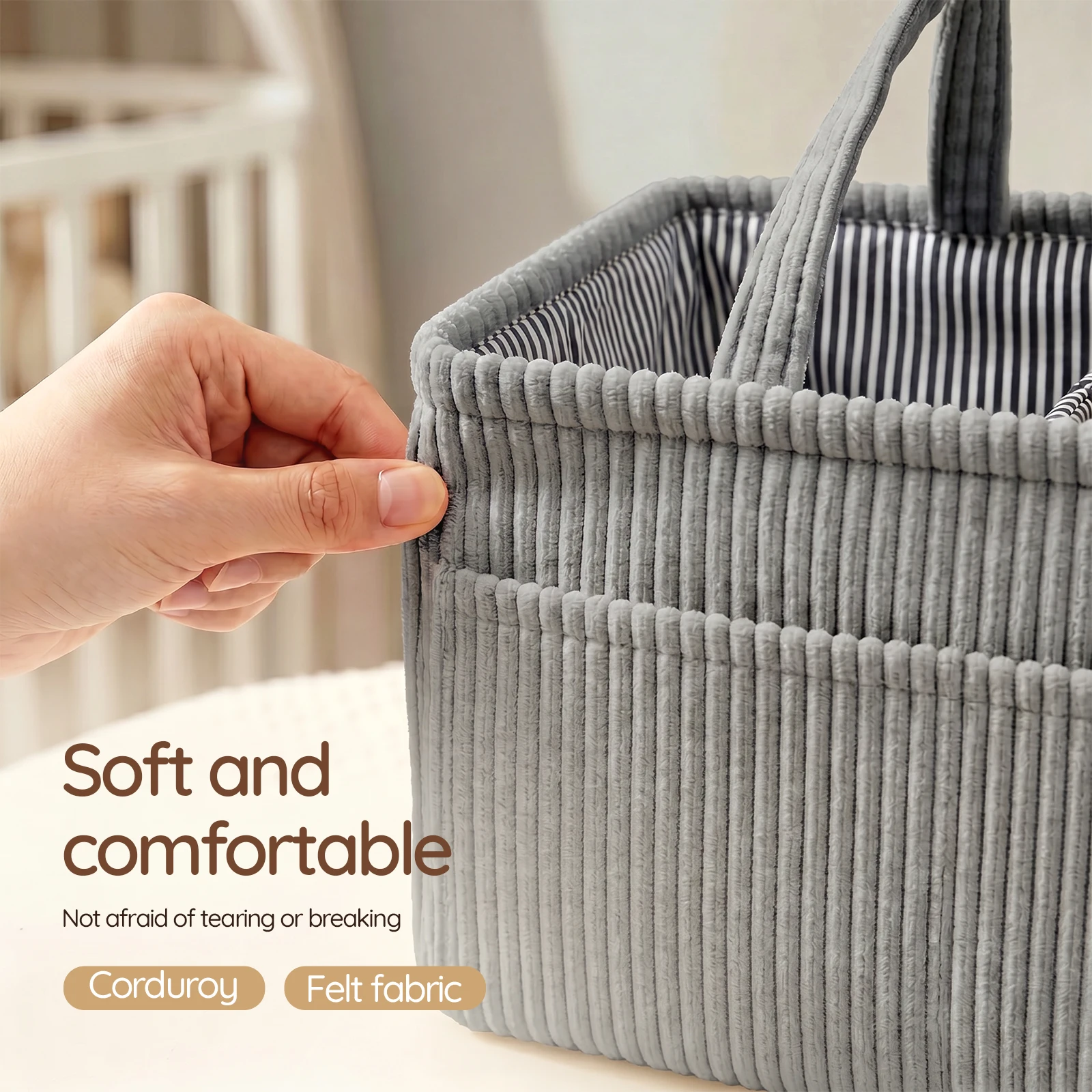 Organizador de fraldas para be - Diaper Caddy Organizer avaliação e preço