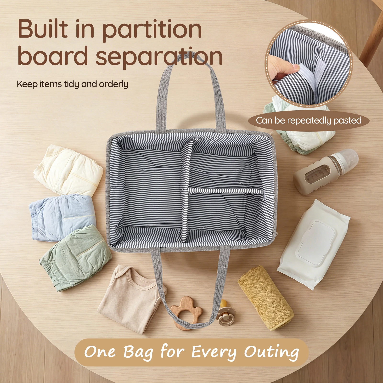 Organizador de fraldas para be - Diaper Caddy Organizer avaliação e preço