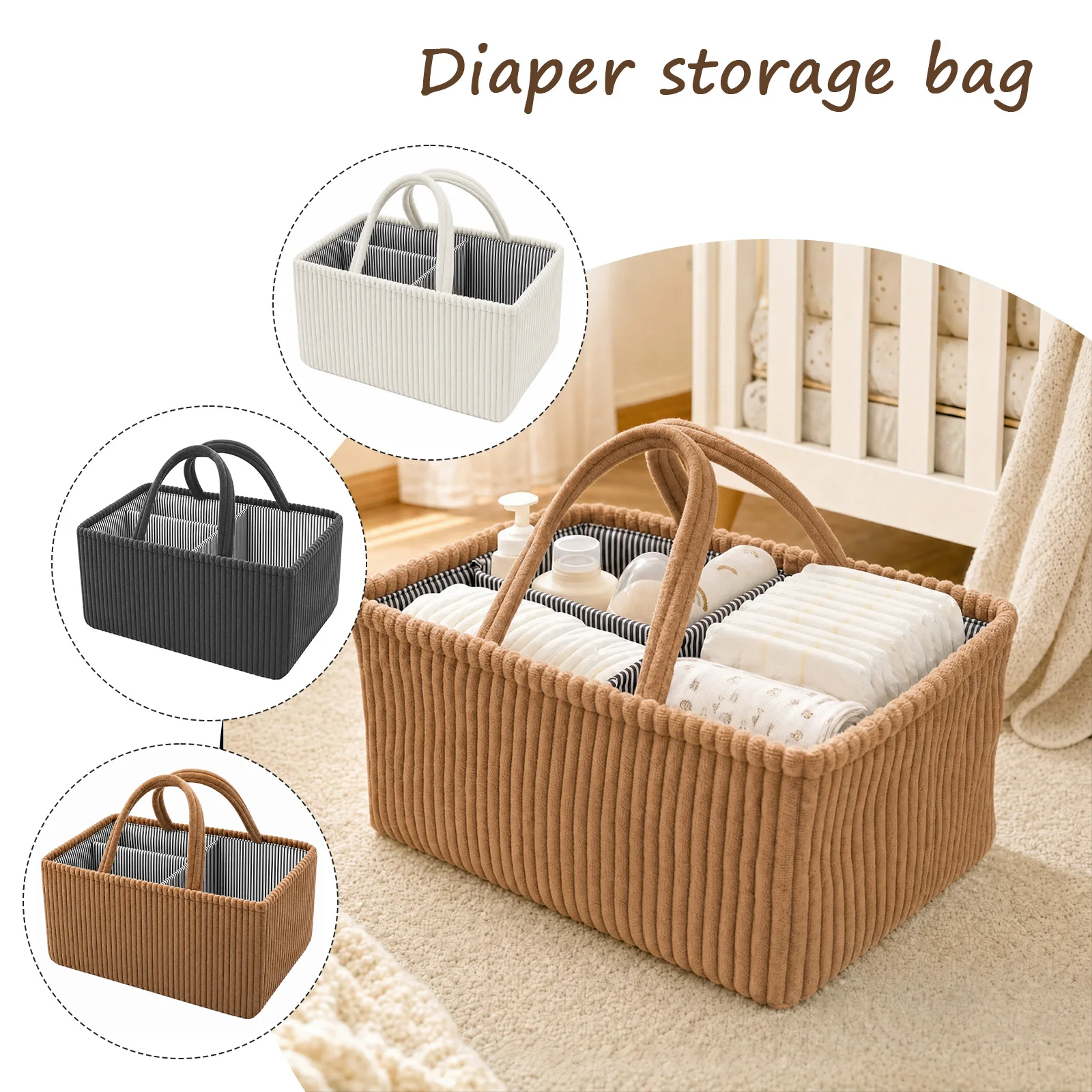 Organizador de Fraldas para Be - Diaper Caddy Organizer avaliação e preço
