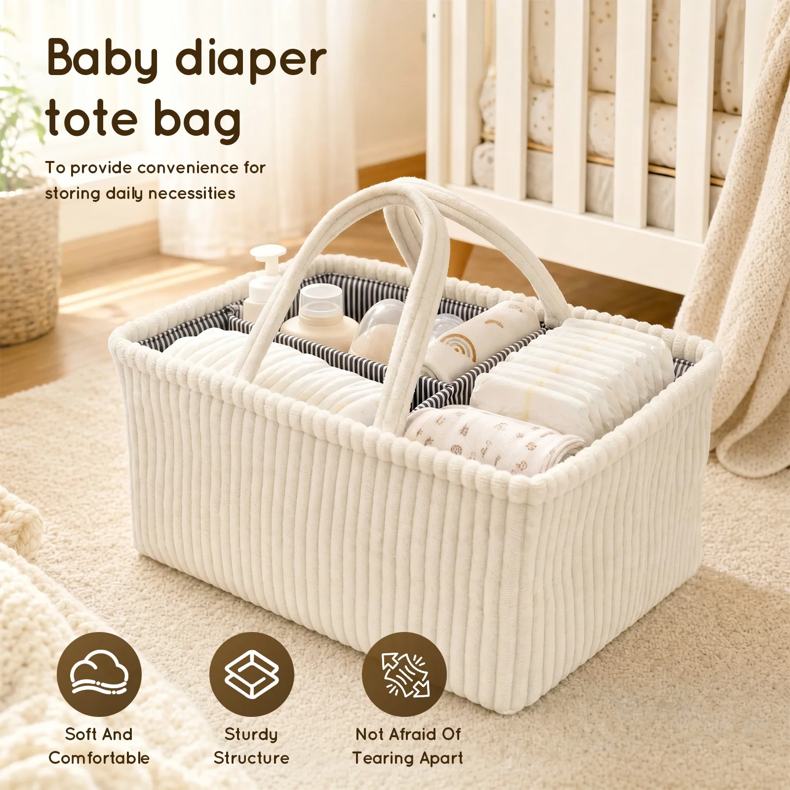 Organizador de Fraldas para Be - Diaper Caddy Organizer avaliação e preço