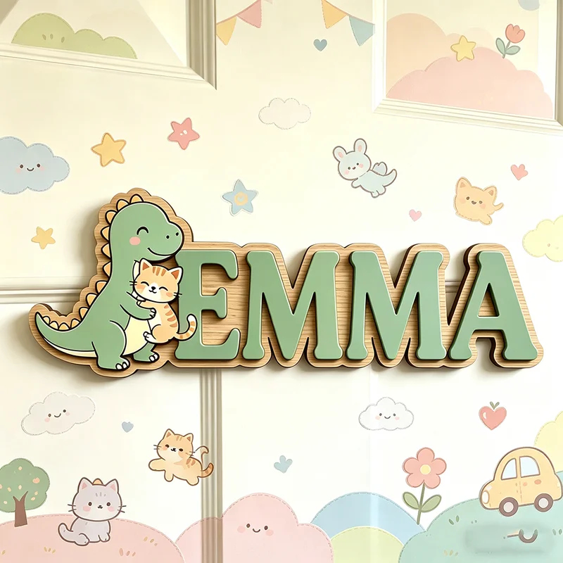 Placa Personalizada de Nome co - Baby Nursery Name Wall Art avaliação e preço