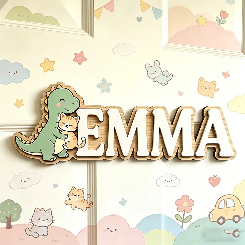 Placa Personalizada de Nome co - Baby Nursery Name Wall Art avaliação e preço