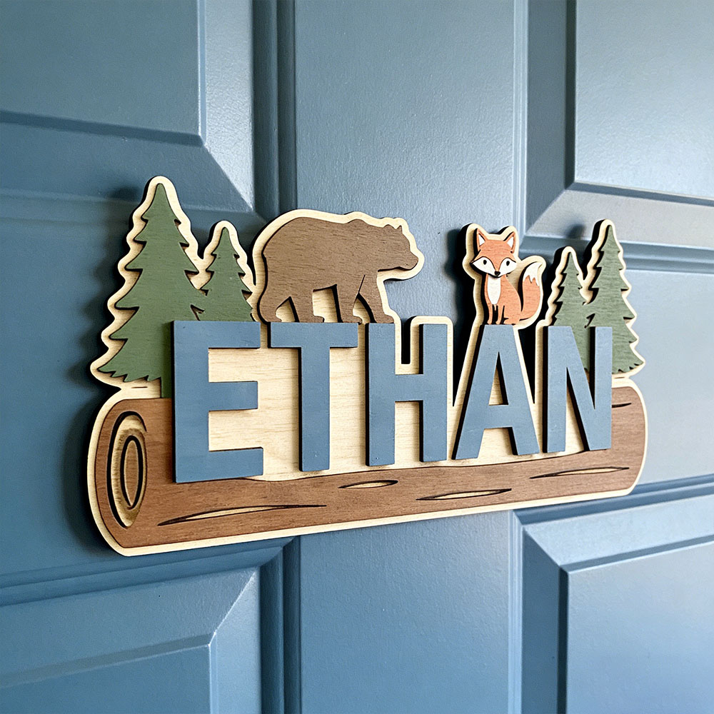 Placa de Madeira Personalizada - Baby Nursery Usa avaliação e preço