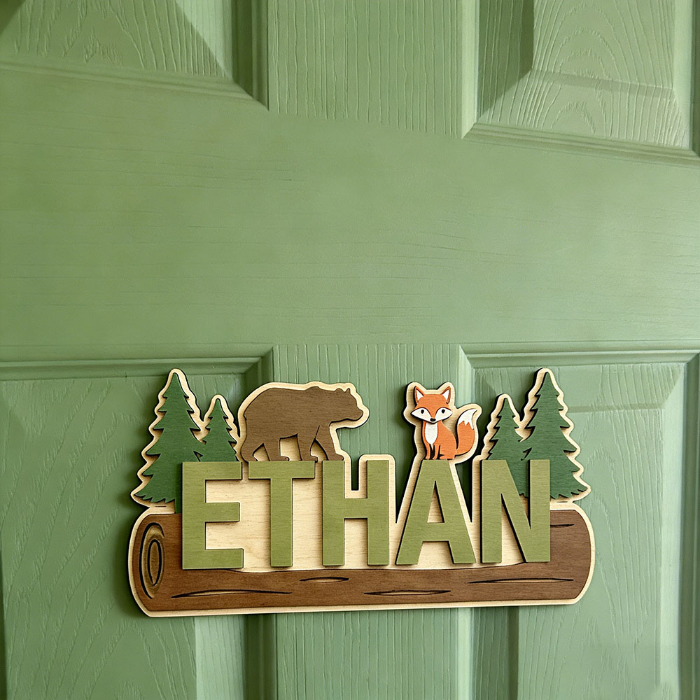 Placa de Madeira Personalizada - Baby Nursery Usa avaliação e preço