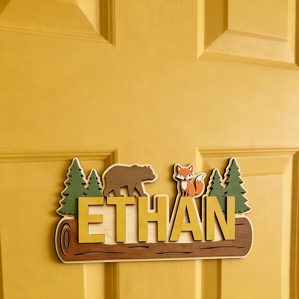Placa de Madeira Personalizada - Baby Nursery Usa avaliação e preço