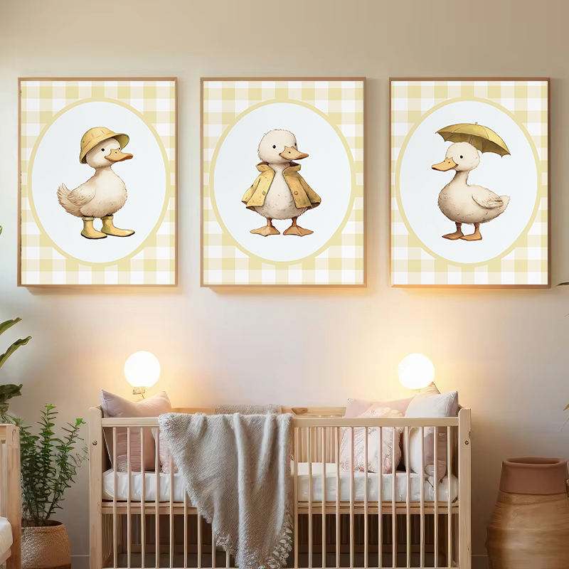 Pôster de Pintura em Tela de P - Baby Nursery Yellow avaliação e preço
