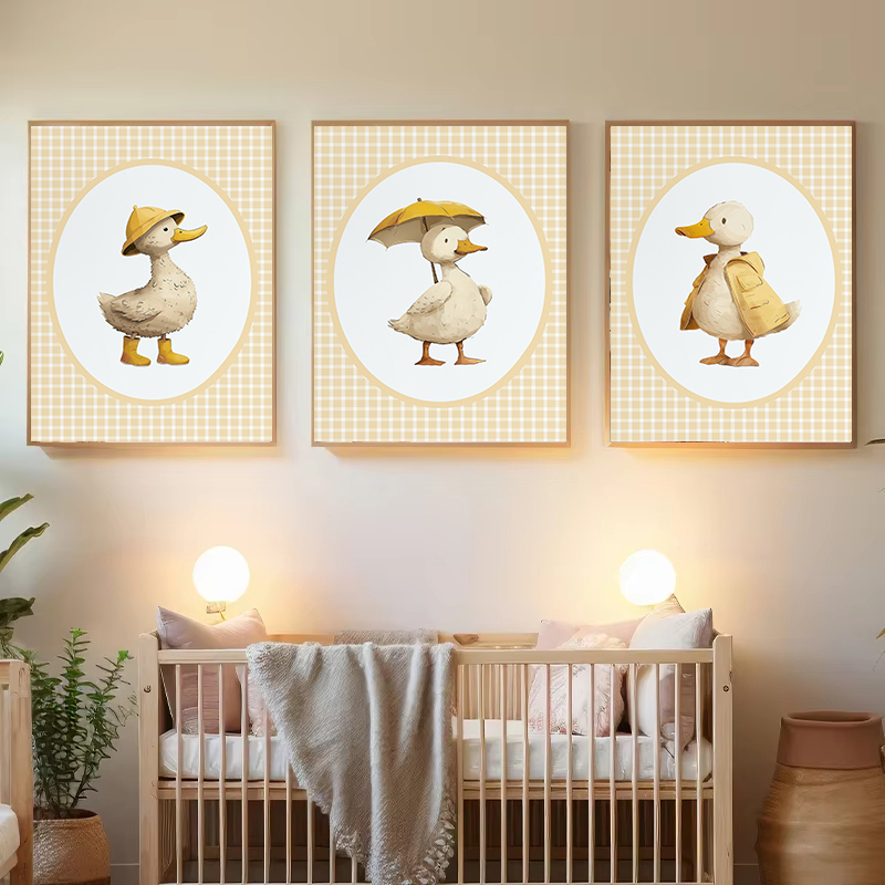 Pôster de Pintura em Tela de P - Baby Nursery Yellow avaliação e preço