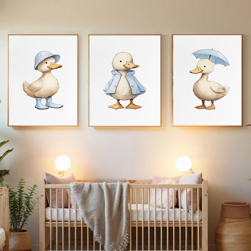 Pôster de Pintura em Tela de P - Baby Nursery Yellow avaliação e preço