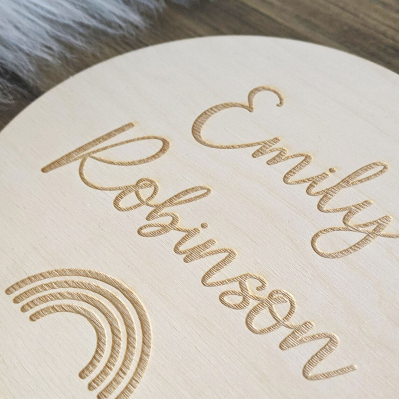 Sinal de nome do berçário de m - Baby Nursery Name Wall Art avaliação e preço
