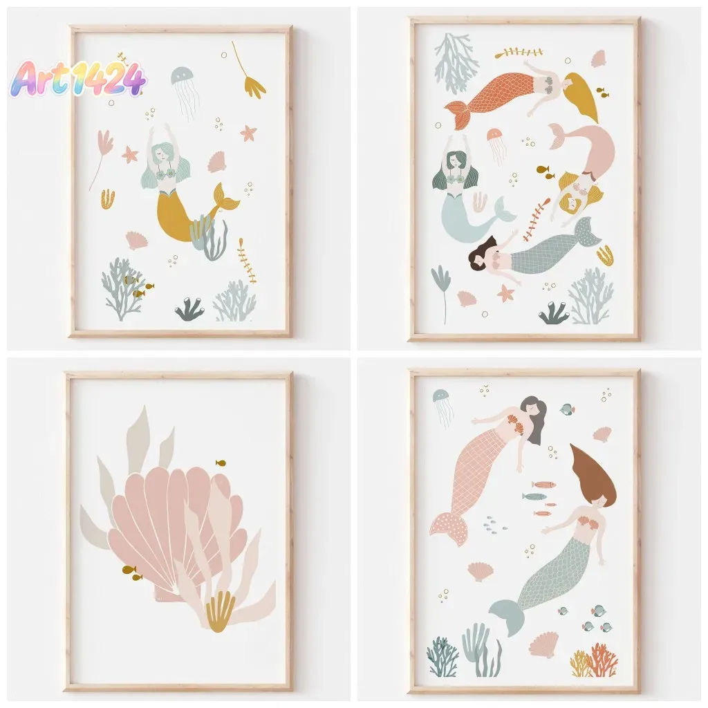 Arte de Parede Imprimível com  - Baby Nursery Ocean Theme avaliação e preço