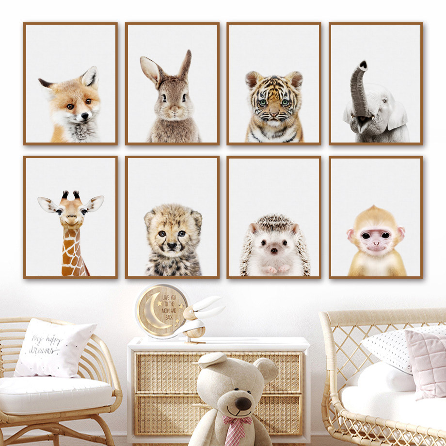 Baby Animals Nursery Posters,  - Baby Nursery Baby avaliação e preço