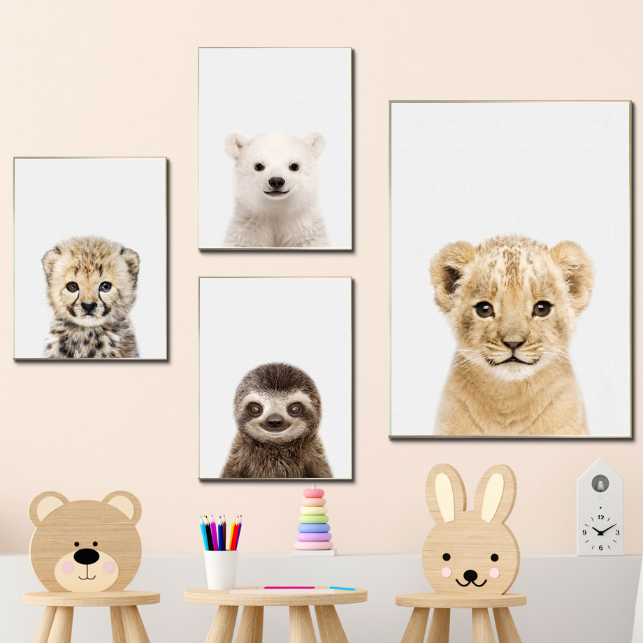 Baby Animals Nursery Posters,  - Baby Nursery Baby avaliação e preço