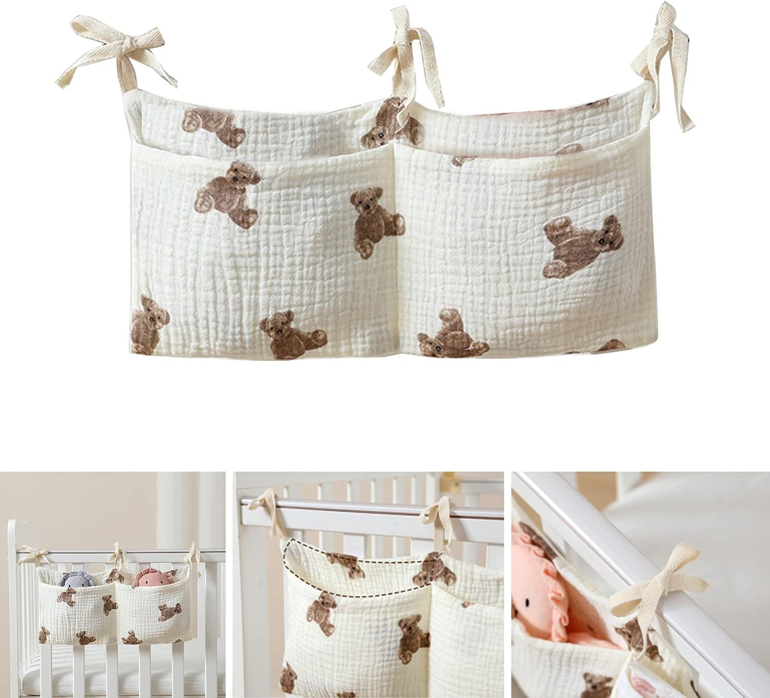 Organizador de berço de bebê,  - Diaper Caddy Organizer avaliação e preço