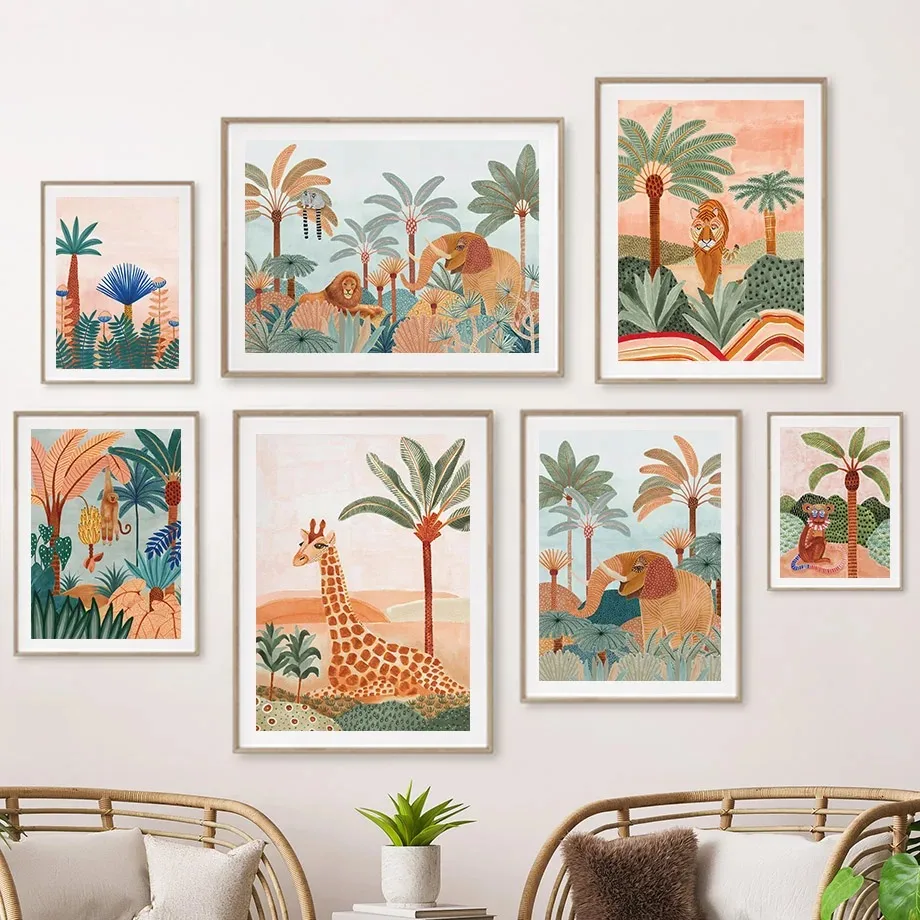 Pôster de Pintura em Tela com  - Baby Nursery Tree avaliação e preço