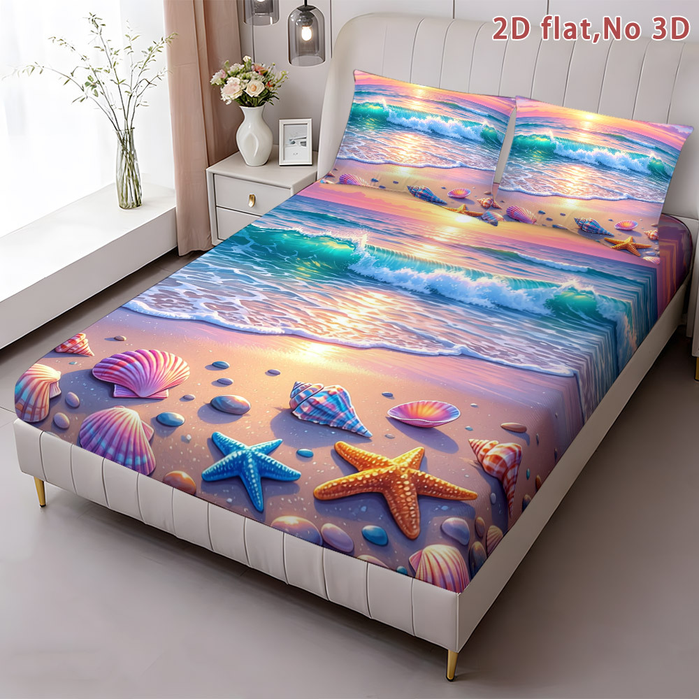 Lençol Ajustável com Tema Ocea - Baby Nursery Ocean Theme avaliação e preço