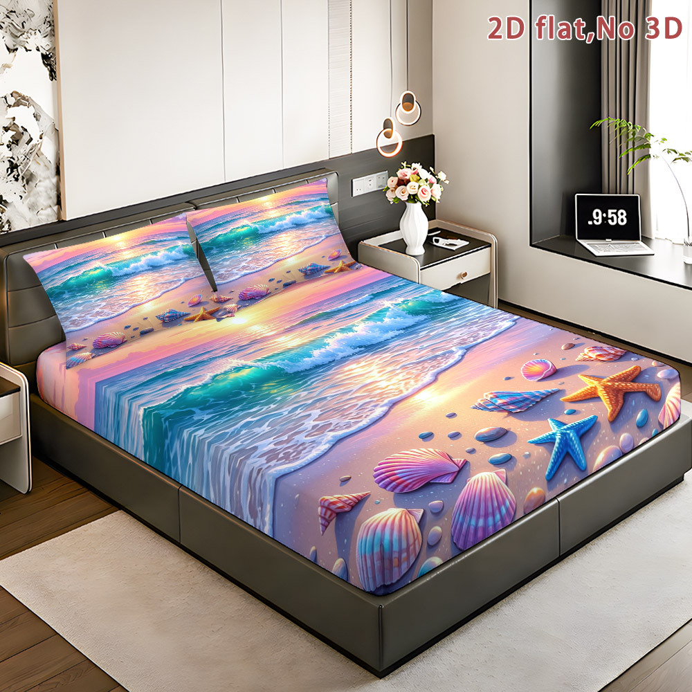 Lençol Ajustável com Tema Ocea - Baby Nursery Ocean Theme avaliação e preço
