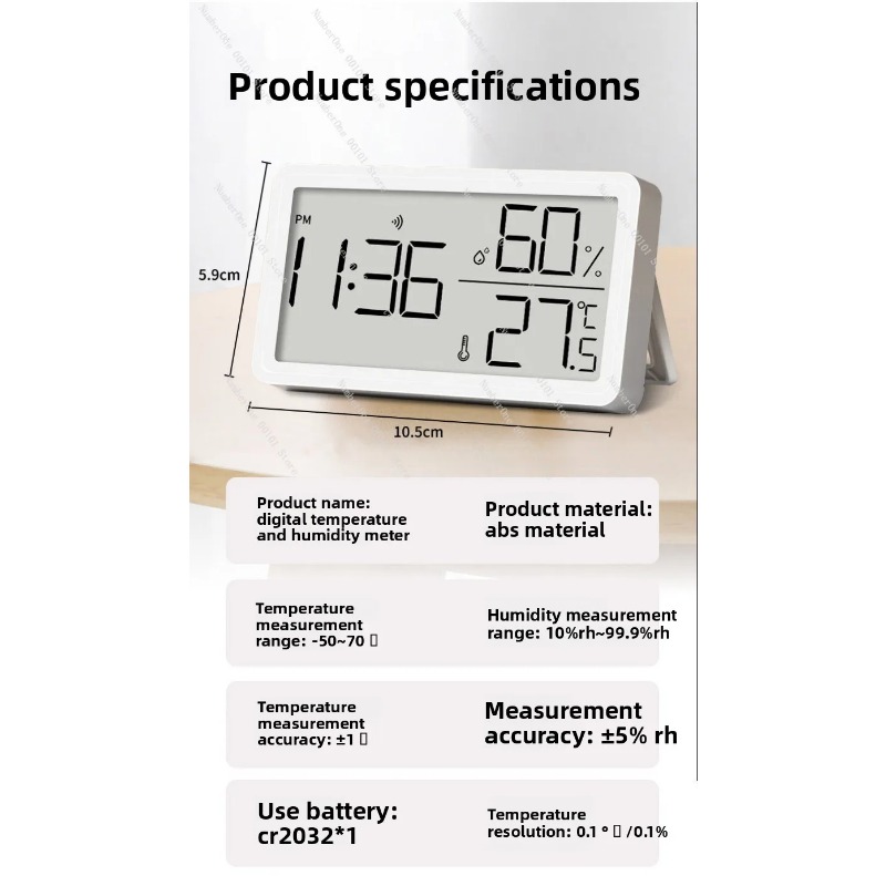 Medidor de Temperatura e Umida - Baby Nursery Temperature avaliação e preço