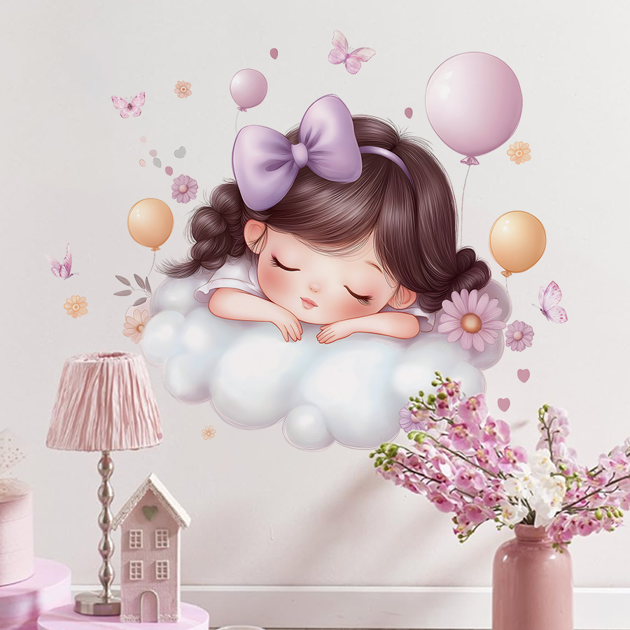 Menina lua borboletas adesivos - Baby Nursery Ideas Girl avaliação e preço
