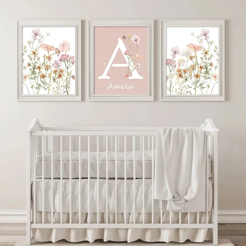 Pôsteres Personalizados com No - Baby Nursery Name Wall Art avaliação e preço