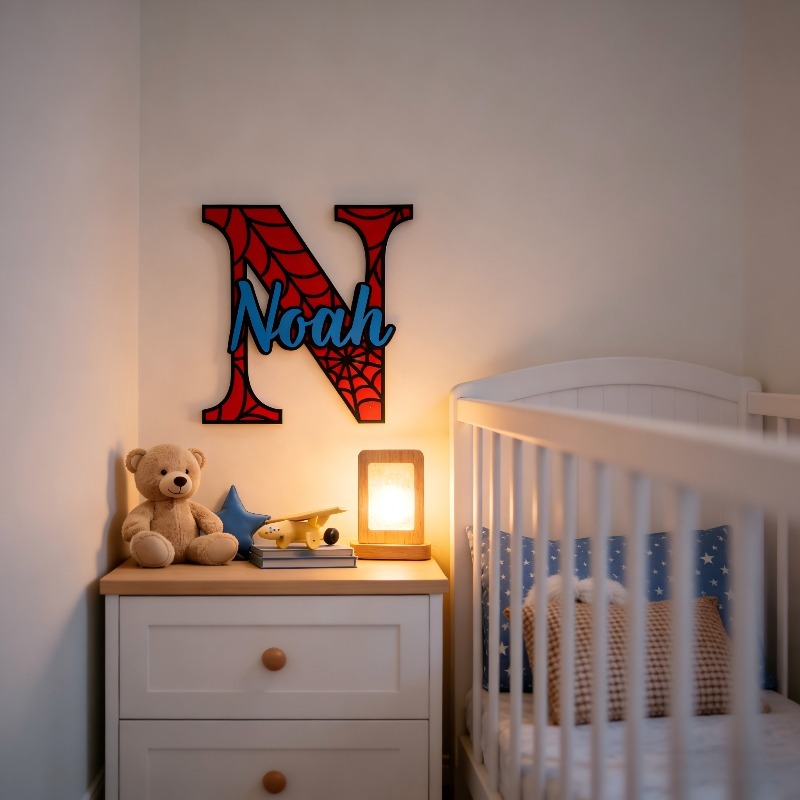 Placa de Madeira Personalizada - Baby Nursery Name Sign avaliação e preço