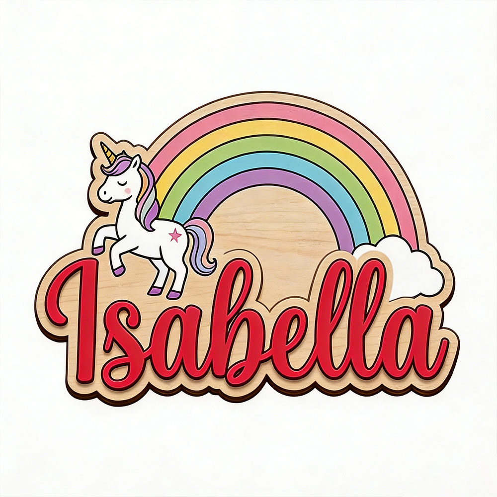 Placa de Nome Personalizada Un - Baby Nursery Name Sign avaliação e preço