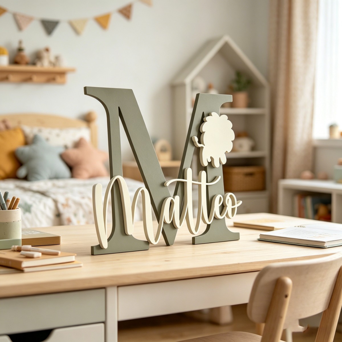 Placa de Nome de Leão Personal - Baby Nursery Baby avaliação e preço