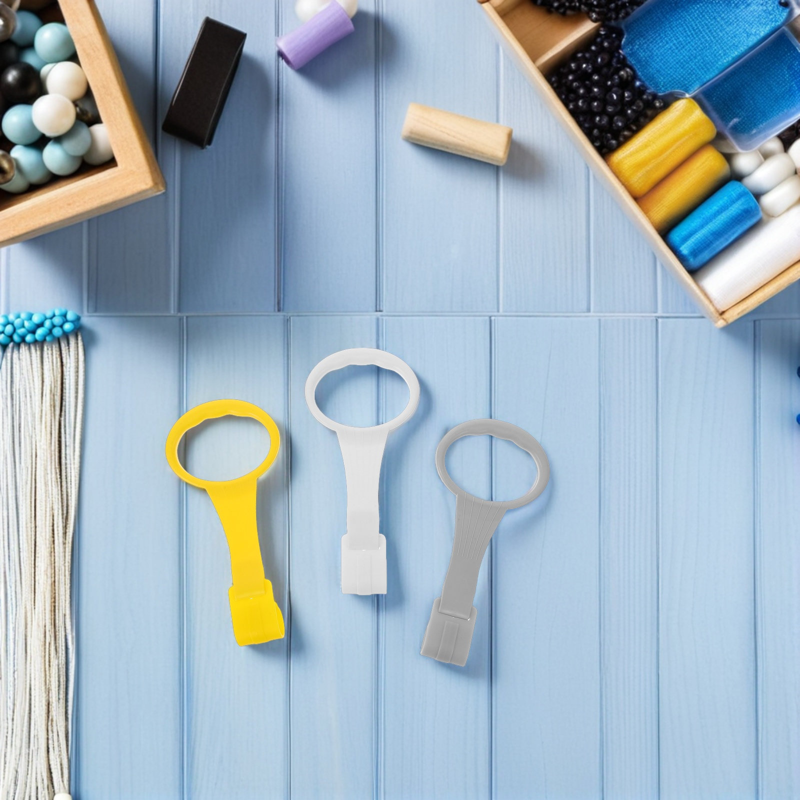 6 peças de argolas para exercí - Baby Nursery Yellow avaliação e preço