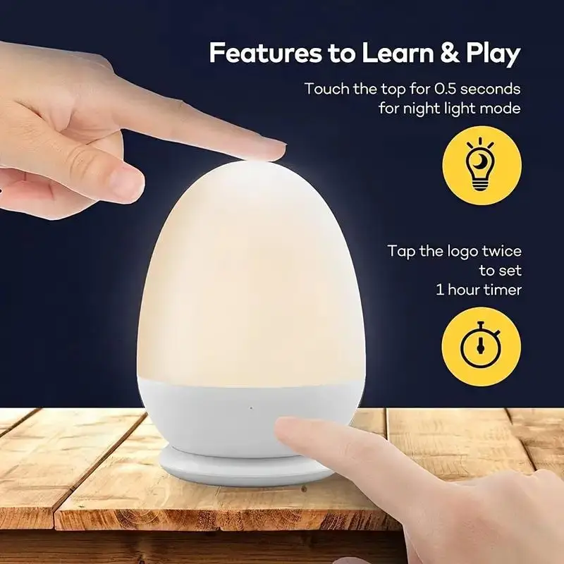 Luz noturna com sensor de toqu - Baby Nursery Temperature avaliação e preço
