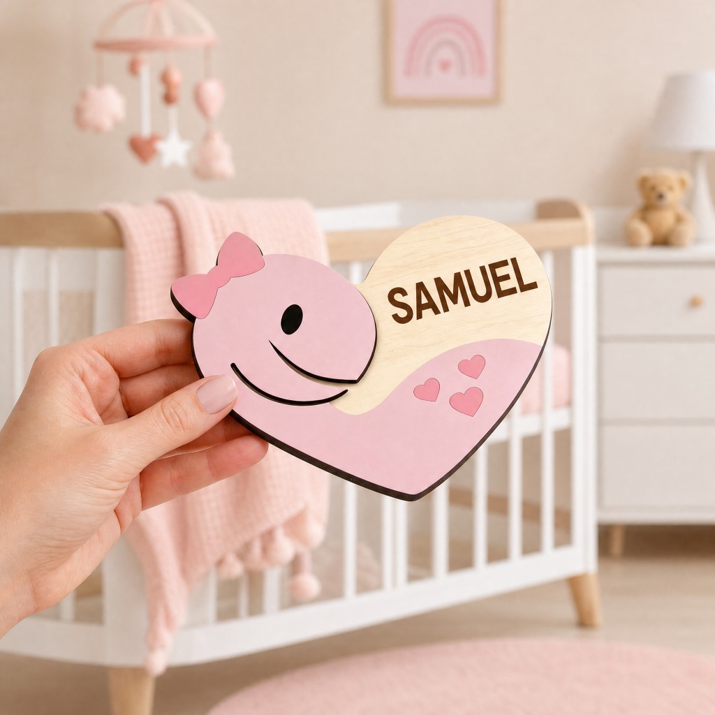 Placa de Madeira Personalizada - Baby Nursery Ocean Theme avaliação e preço