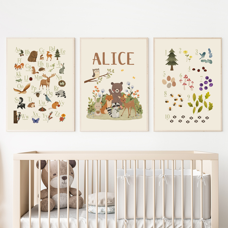 1 peça de arte de parede sem m - Baby Nursery Pictures avaliação e preço