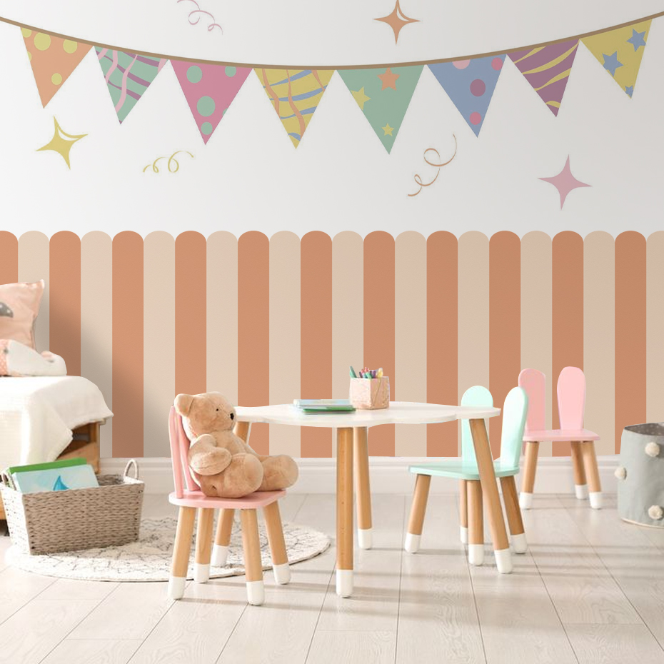 Multicolorido vertical listrad - Baby Nursery Pictures avaliação e preço
